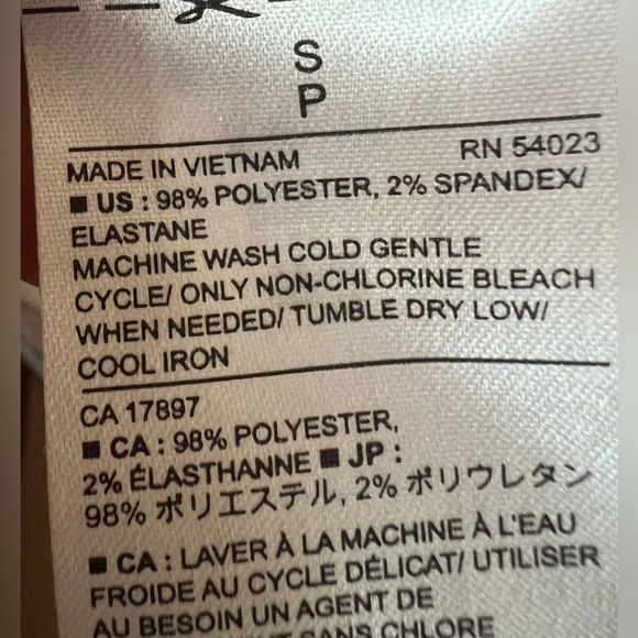 Banana republic size small red white and blue sleeveless dress - Picture 9 of 10